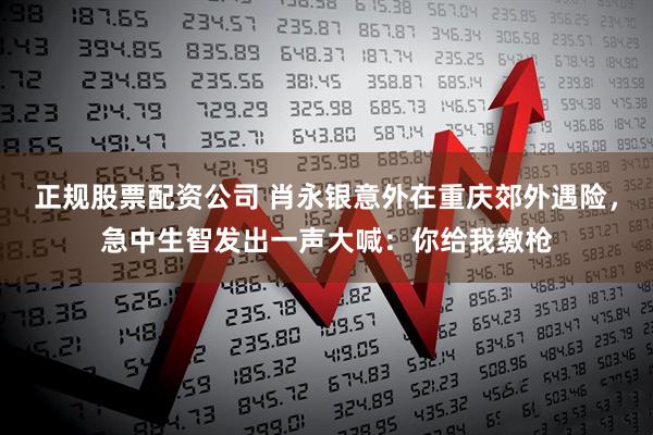 正规股票配资公司 肖永银意外在重庆郊外遇险，急中生智发出一声大喊：你给我缴枪